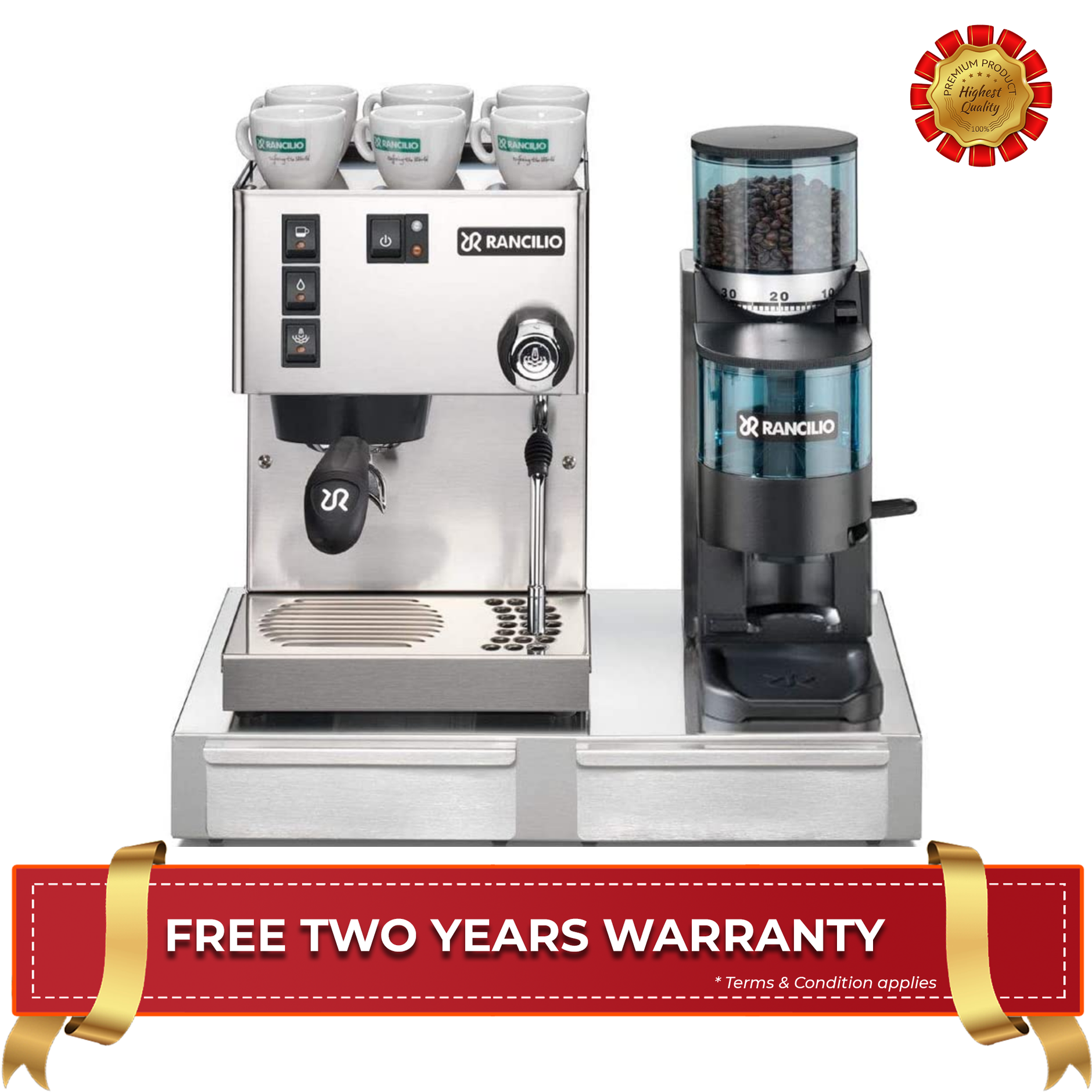 RANCILIO SILVIA V6 Rancilio Combo Silvia V6 & Rocky Doser RANCILIO SILVIA V6 Rancilio Combo Silvia V6 & Rocky Doser