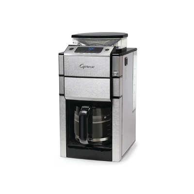 Capresso Team Pro Plus Coffeemaker - Glass Carafe and Burr Grinder